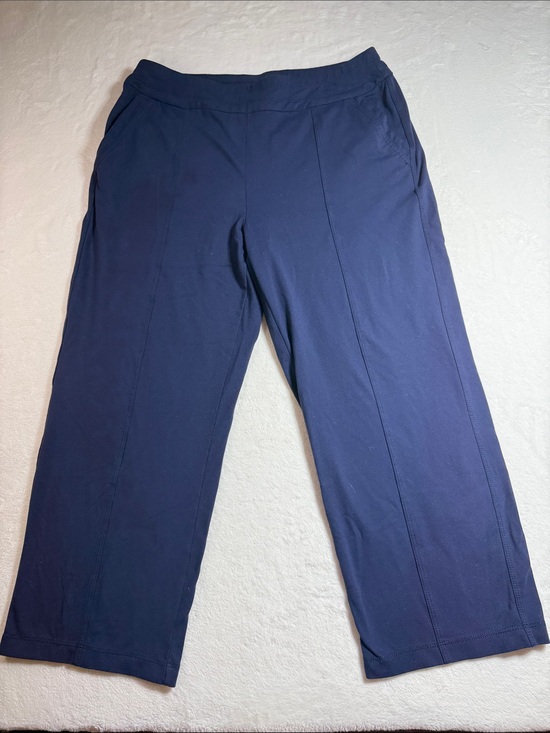 Zenergy by Chico's Pants - Chicos Women's Straight Leg Athleisure Pants in Navy